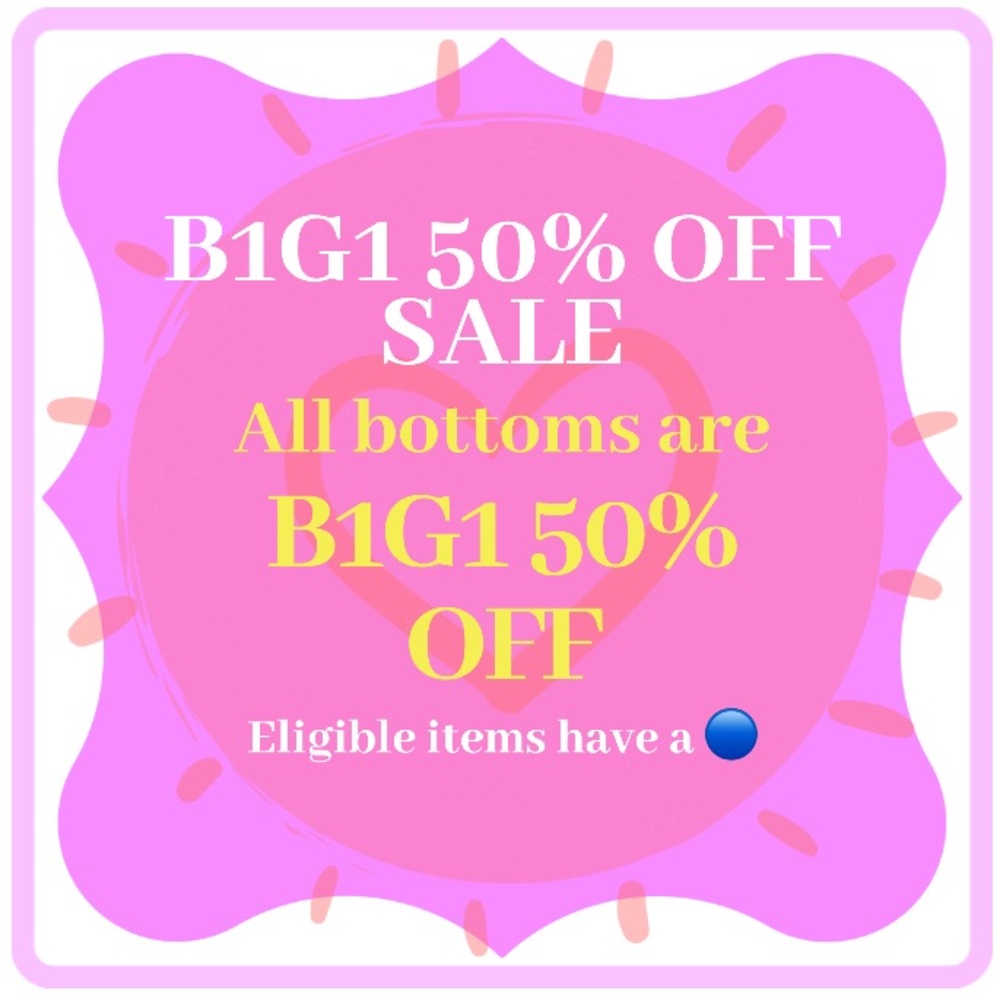 🔵 B1G1 50%OFF 🔵 SALE!
